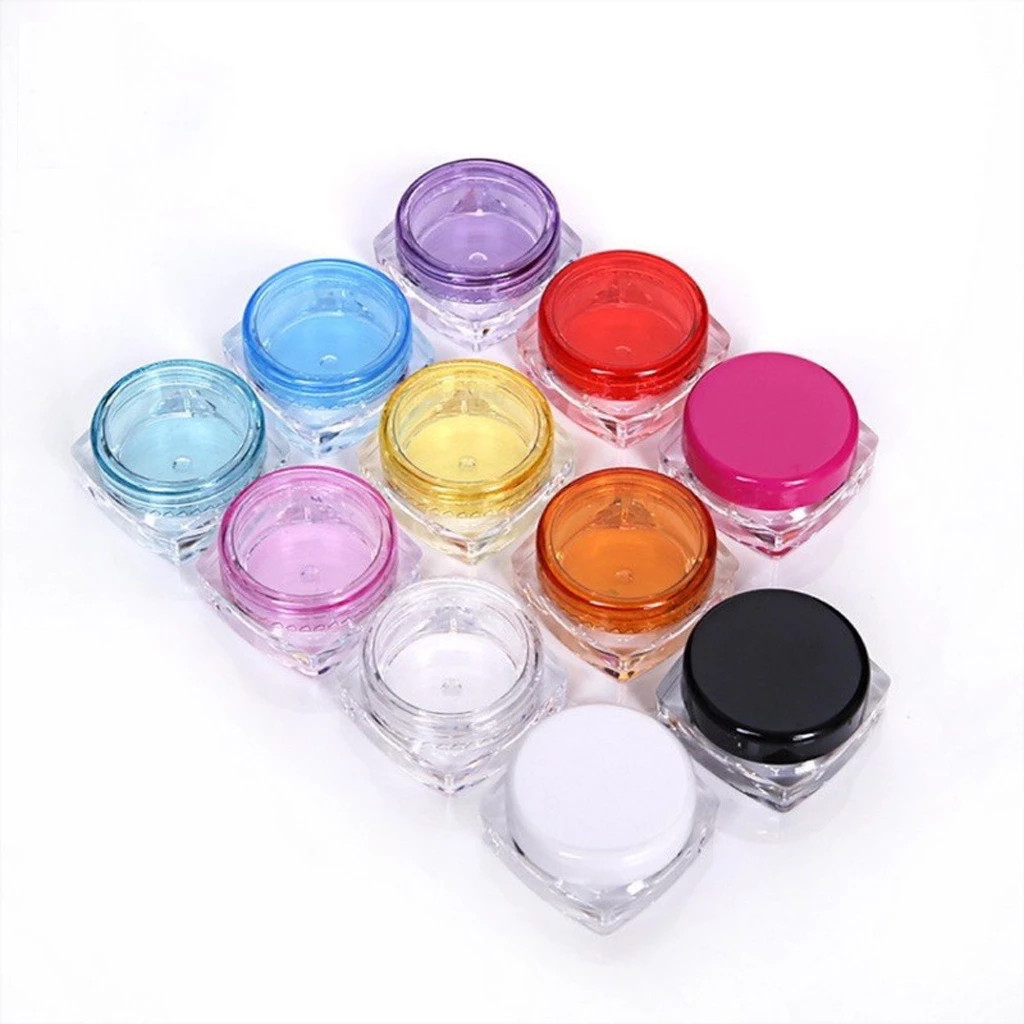 Pot Jar Cream Gel Bulat Wadah Travel Size Kosmetik Skincare Serbaguna