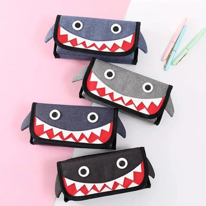 

Shark Pencil Case Estuches Escolares Pencilcase School Supplies Large Capacity Piornik Cute Stationery Back To School Pencil Box