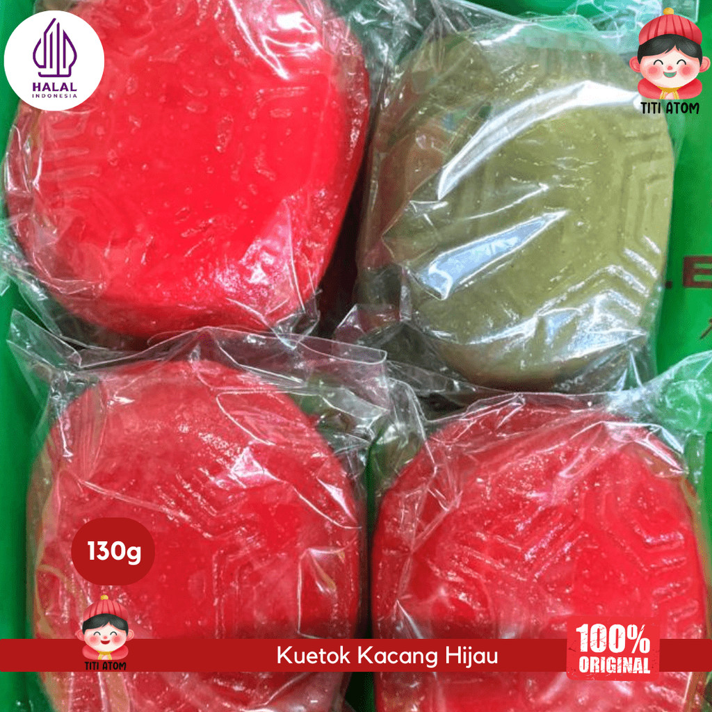 

DISKON Kuetok Kacang Hijau Jajan Pasar Kue Basah 130g GoSend Only