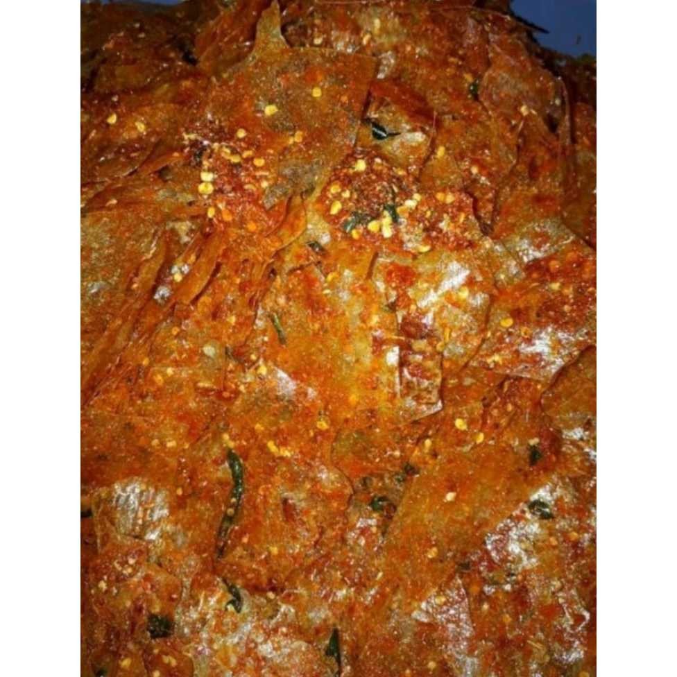 

kripca/pikca/keripik kaca pedas daun jeruk bumbu melimpah/kripca original daun jeruk kemasan 500gr 250gr 100gr