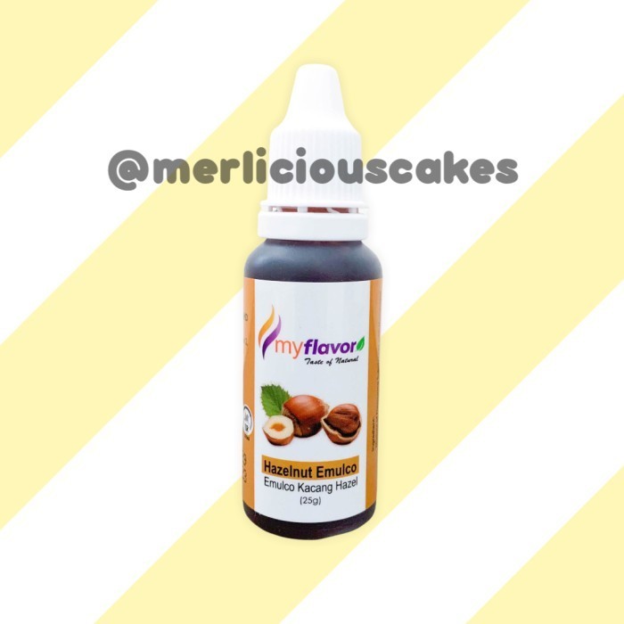 

My Flavor Hazelnut Emulco Perasa dan Pewarna Makanan