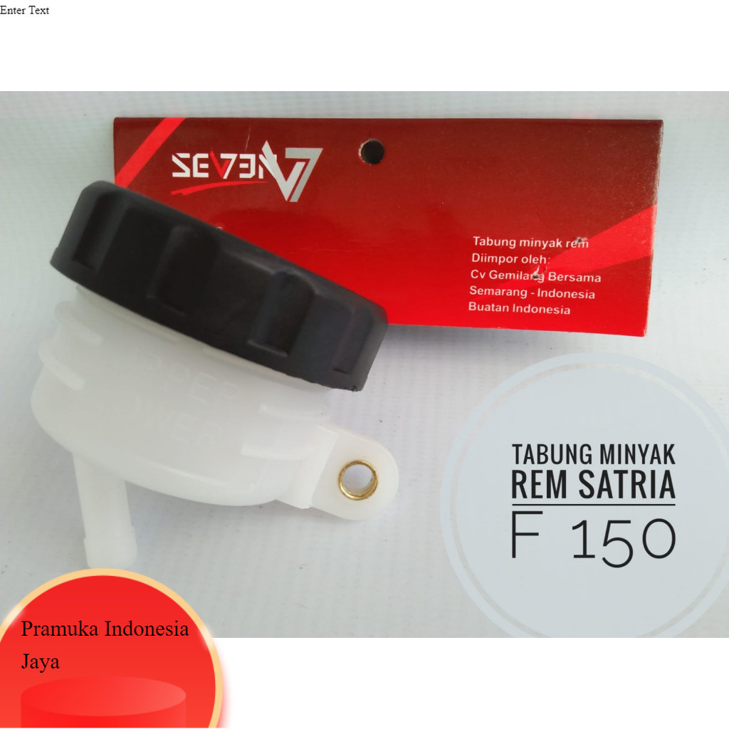 TABUNG MINYAK REM BELAKANG UNIVERSAL MODEL SUZUKI SATRIA FU 150 SATRIA 120 Semarang Jawa Tengah