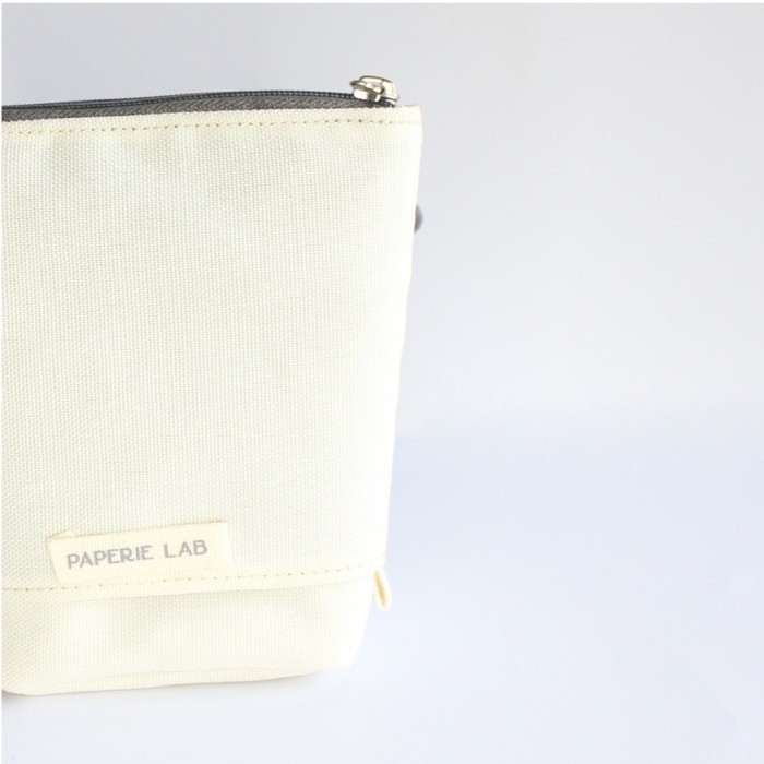 

Best- Paperie Lab - Standing Pencil Case - Tempat Pensil Berdiri - broken white