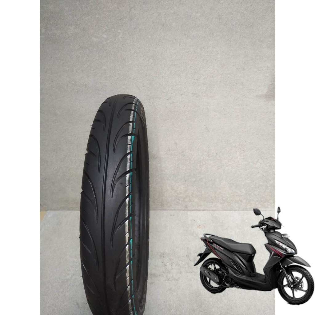 BAN VARIO 110 LED NON TUBLES DEPAN UKURAN 80/90 RING 14  TERJAMIN