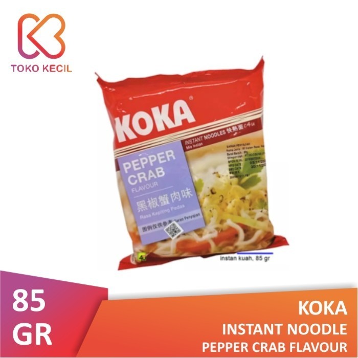 

Koka Instant Noodle Pepper Crab 85gr