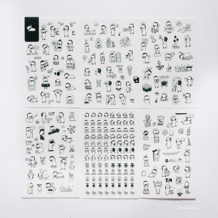 

PINGUIN DECO STICKERS - STICKER PINGUIN DECO LUCU ISI 6