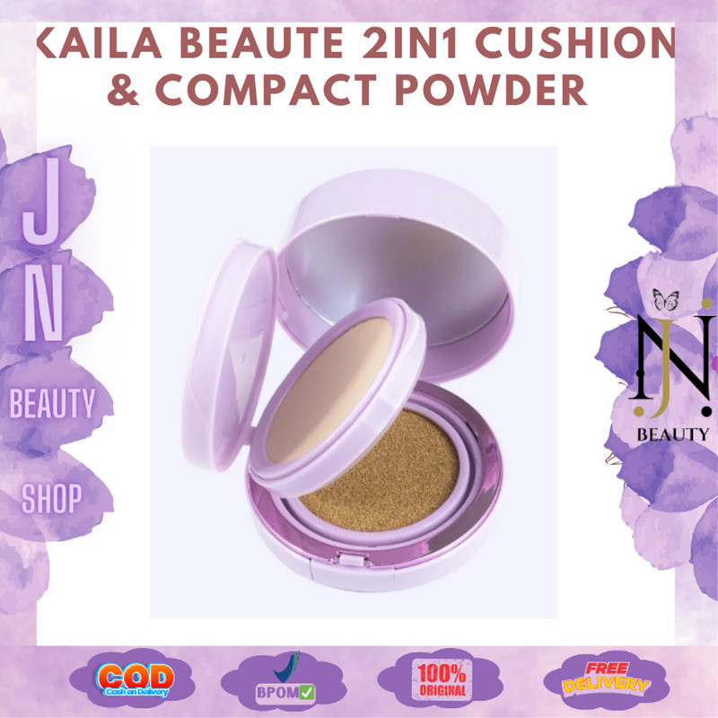 KAILA BEAUTE 2IN1 CUSHION & COMPACT POWDER