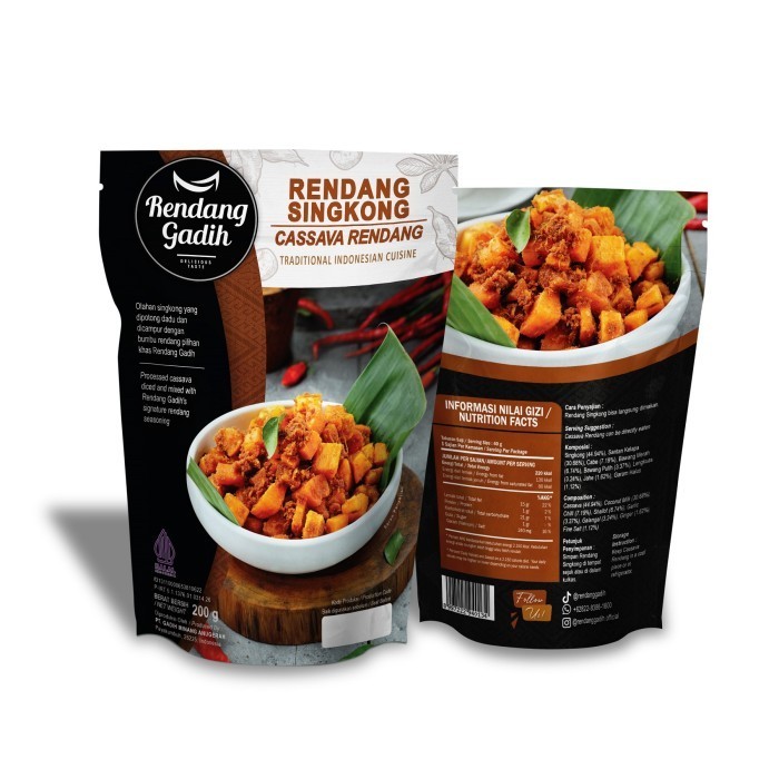 Rendang Singkong - Rendang Gadih