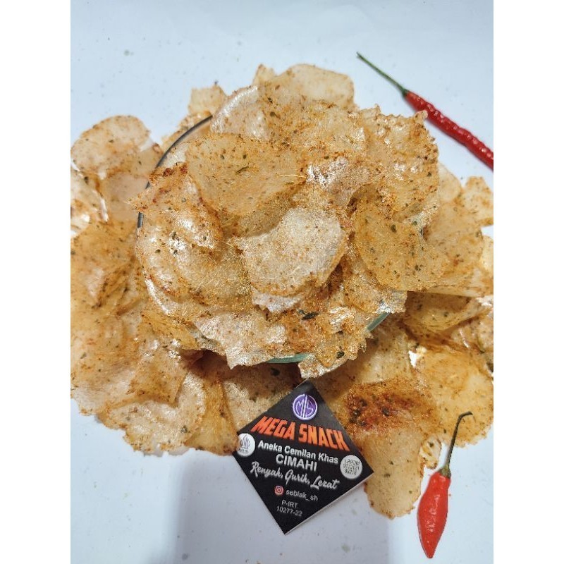 

KERIPIK KACA DAUN JERUK (1kg) MEGA SNACK COD