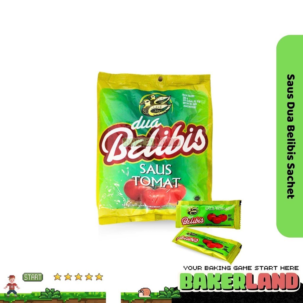 

Saus Tomat Dua Belibis / Saus Sachet Saus Tomat/ Saus Dua Belibis Sachet Isi 24pcs