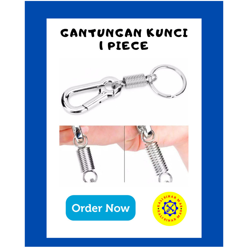 Gantungan Kunci Ring Per Stainless Keychain