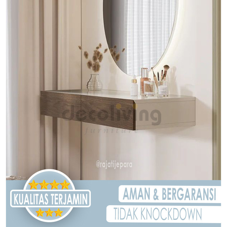 Meja Rias Mini Meja Rias Minimalis Meja Rias Aesthetic Meja Rias Murah Meja Kosmetik Dinding