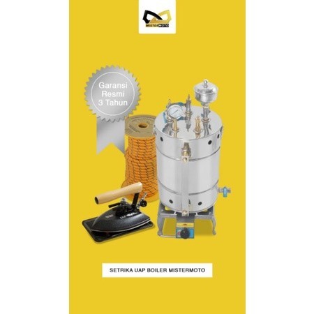Pesanan Khusus Setrika Uap Steam Boiler MISTERMOTO