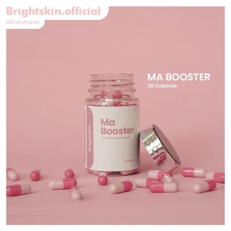 Ma Booster 7x Extra Whitening Kapsul Pemutih Asli Original Obat Herbal PEMUTIH KULIT SELURUH TUBUH T