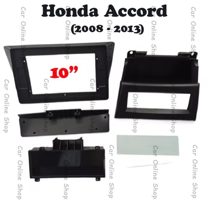 Frame Head Unit Android 10 Inch Honda Accord 8 2008 - 2013 Headunit 10" 2009 2010 2011 2012 Mobil HU