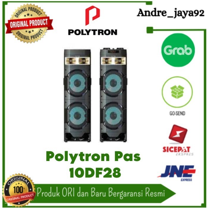 Speaker Aktif Bluetooth Polytron PAS10DF28 / PAS10D28