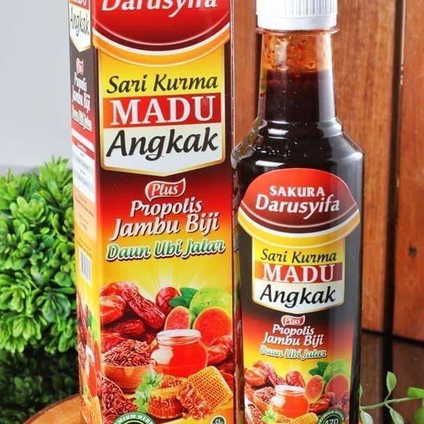 

Bny31 Madu Sari Kurma Angkak Darusyifa 470g - sari kurma angkak extra propolis jambu biji -