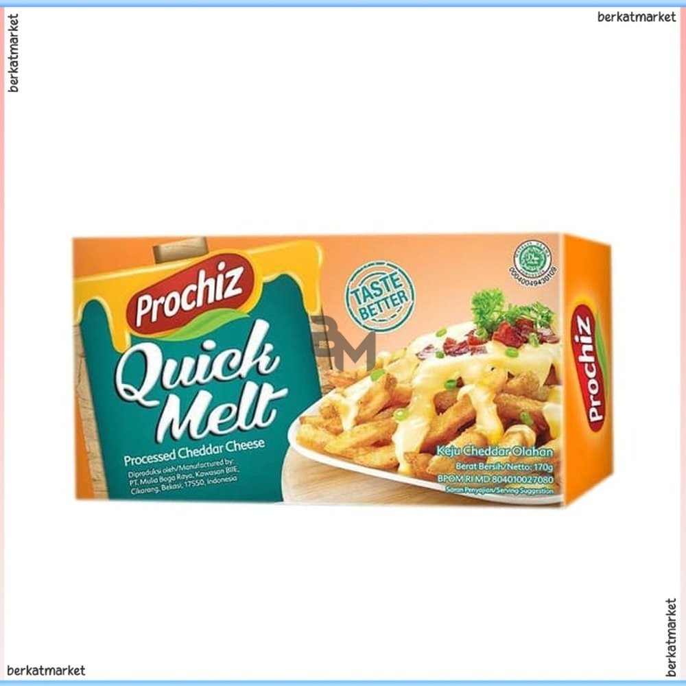 

CHEESE PROCHIZ QUICK MELT 160G KEJU LELEH
