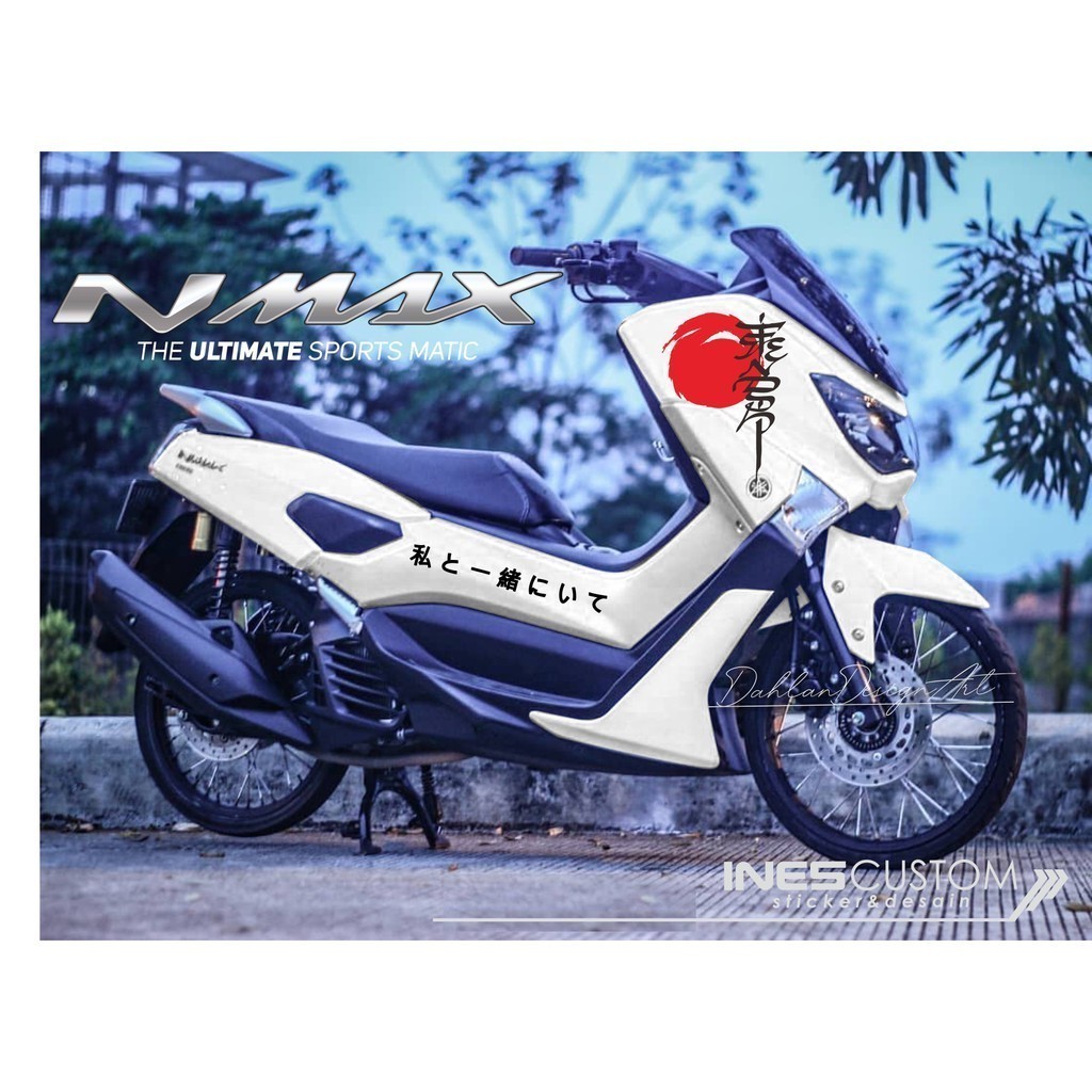stiker nmax jepang stiker jepang