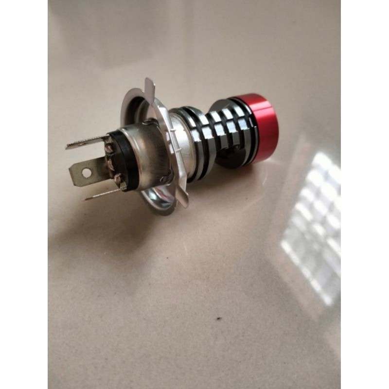 TERLARIS BOLA LAMPU LED DEPAN UTAMA MOTOR GEDE MOGE H4 MOTOR SPORT VIXION CBR MEGA PRO NINJA SCORPIO