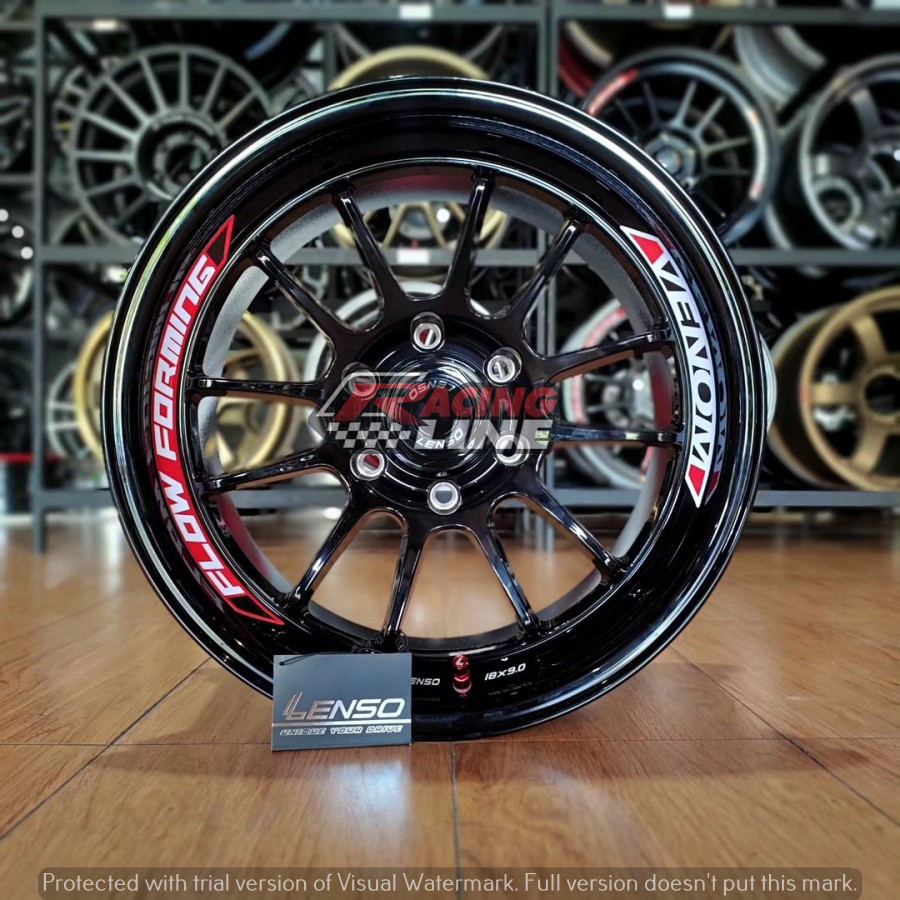 promo spesial velg LENSO VENOM 5 ORIGINAL R 18 velg ring 18 Pajero Fortuner Lebar 9 Gratis Ongkir