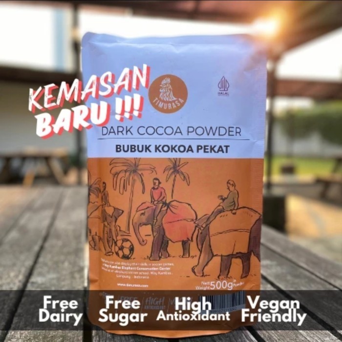 

Bubuk Coklat Pekat Timurasa - Dark Cocoa Powder 500g Original