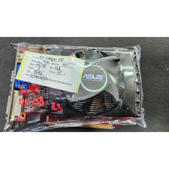 ASUS EAH4670  Radeon HD 4670 512MB 128-bit GDDR3 HDMI/DVI/VGA KSP LAPTOP