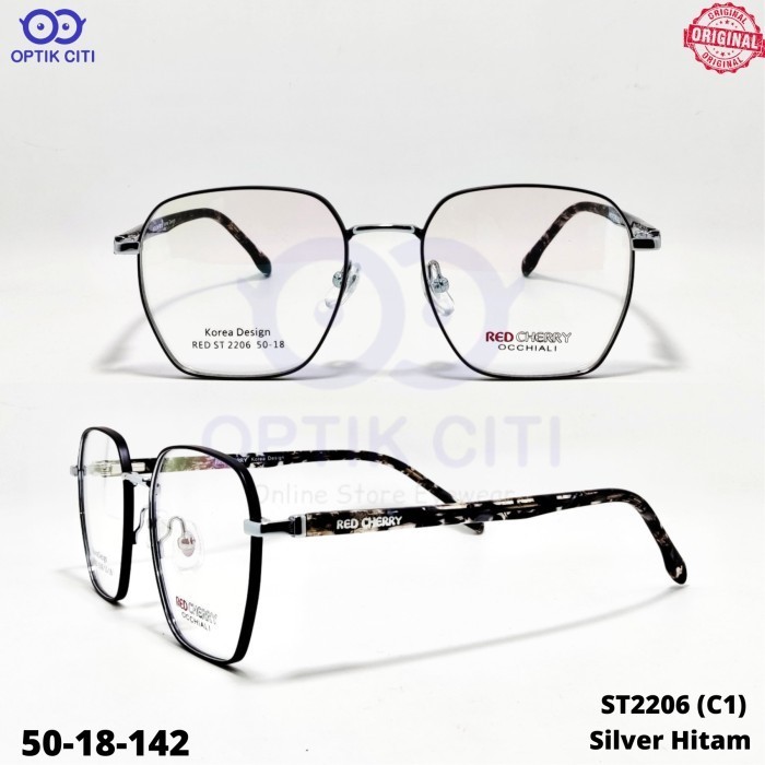 Frame Kacamata Wanita Red Cherry ST 2206 Original