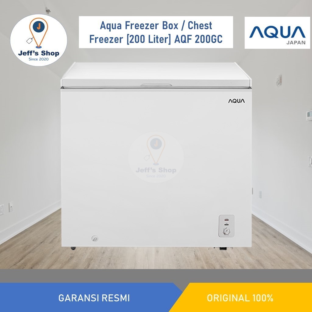 PROMO BIG SALE Aqua Freezer Box / Cheest Freezer [200 Liter] AQF 200GC