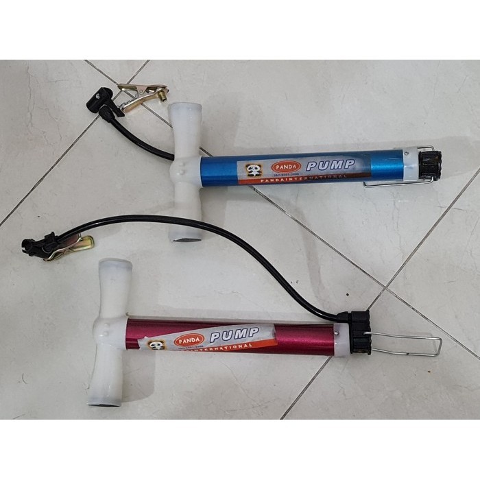 LS325 ~ New Produk portable pompa sepeda, pompa bola , pompa ban motor mini Merk PANDA
