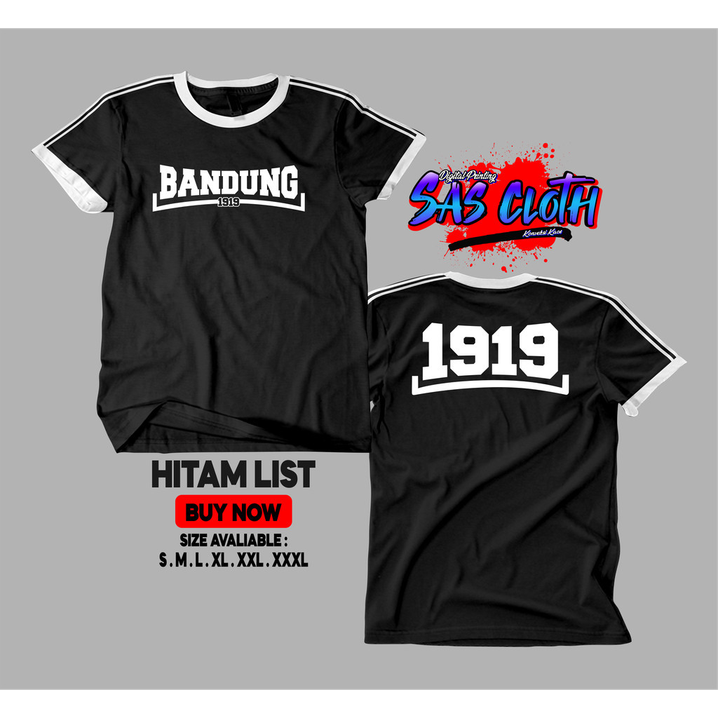Kaos Baju T-shirt Persib Bandung 1933 Football Culture Bobotoh Fans Pride Casual / kaos persib / kao