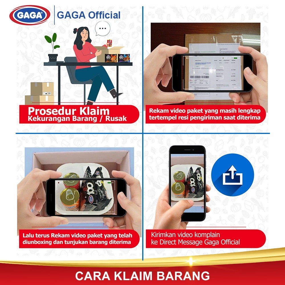 

RB GAGA Otak - Otakku 21gr 1 Toples Isi 24 Pcs Otak Otak