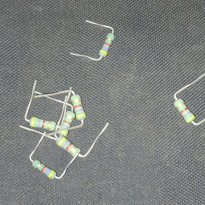 resistor 4k7 1 watt original japan 1w 4.7k kilo 1watt 4,7k metalfilm 1 w 1wat wat