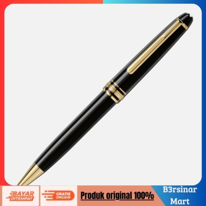 

[[KUALITAS TERBAIK]] MontBlanc Meisterstuck Gold Classique Ballpoint Pen 164 COD