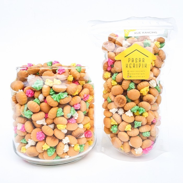 

PROMO/JAJAN PASAR/ Pasar Keripik Gem Kue Kancing size Kecil 210g