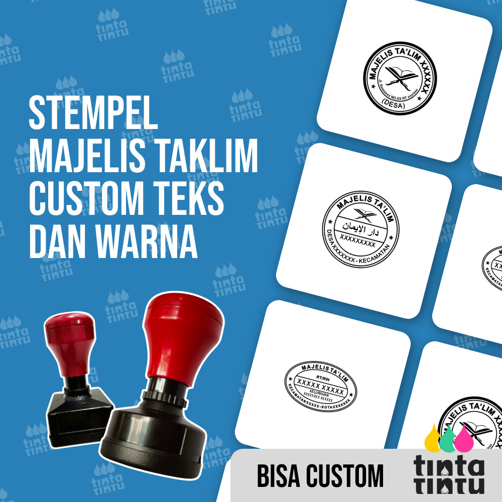 

Stempel Majelis Taklim Custom Teks dan Warna