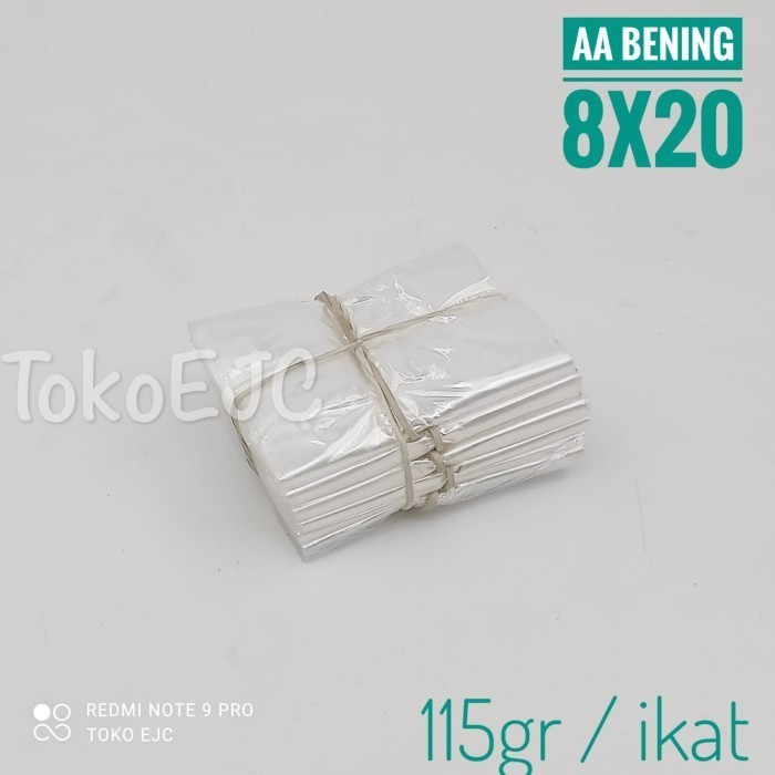 [EJC] Plastik AA Bening Tipis 8x20cm