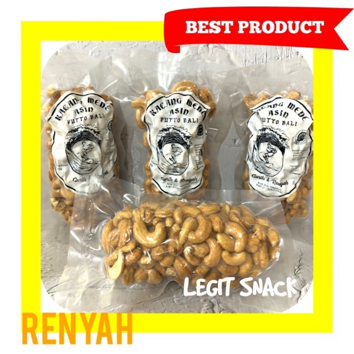

KACANG MEDE ASIN PUTTO BALI VAKUM / METE BALI CASHEW NUTS