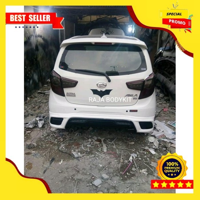 Bemper Body Kit Bodykit Belakang Agya Yaris Trd Grade-A  Lentur-Tebal-Kuat (Fiber Duraflek)