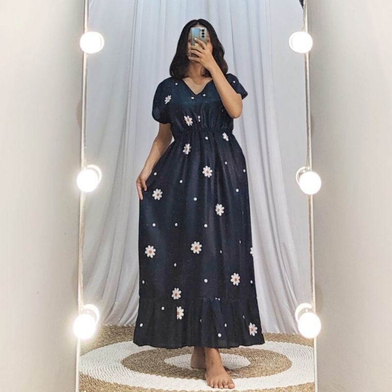 NFS - Daster Manohara Bali Panjang Jumbo Ld 120 - Nafaniss