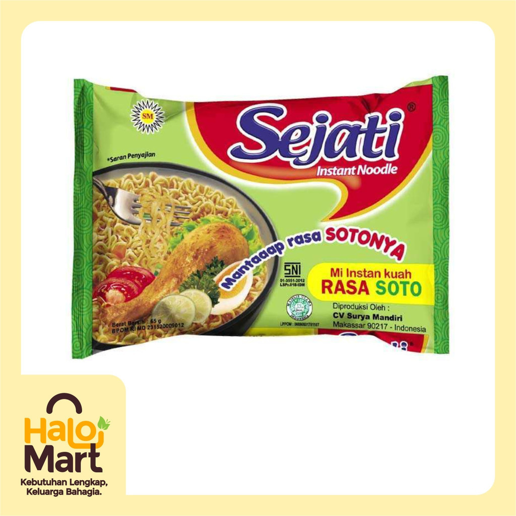 MIE SEJATI INSTAN RASA SOTO (PCS)