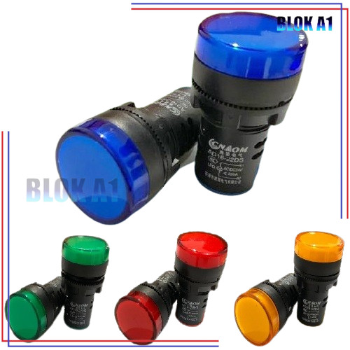 LAMPU INDIKATOR 220V AC PILOT LAMPU UNTUK POM MINI DIGITAL PERTAMINI