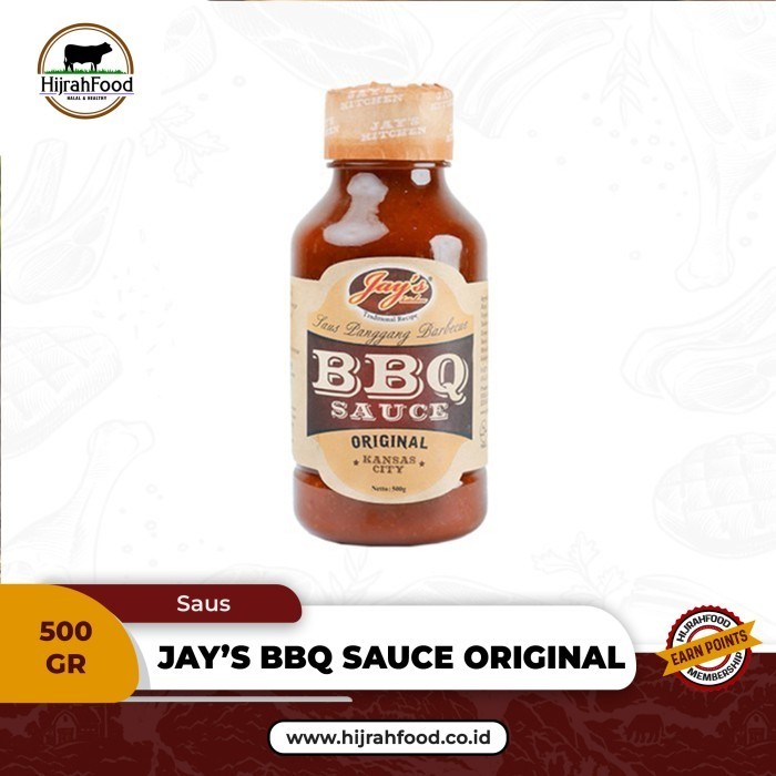 

Jay's Kitchen Barbeque Sauce Original / Saus Panggang BBQ (Qty 500 gr)