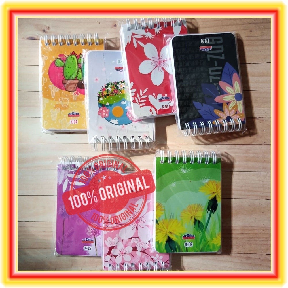 Buku Spiral Kecil Buku Catatan Notebook Kecil Adz Dzahabi