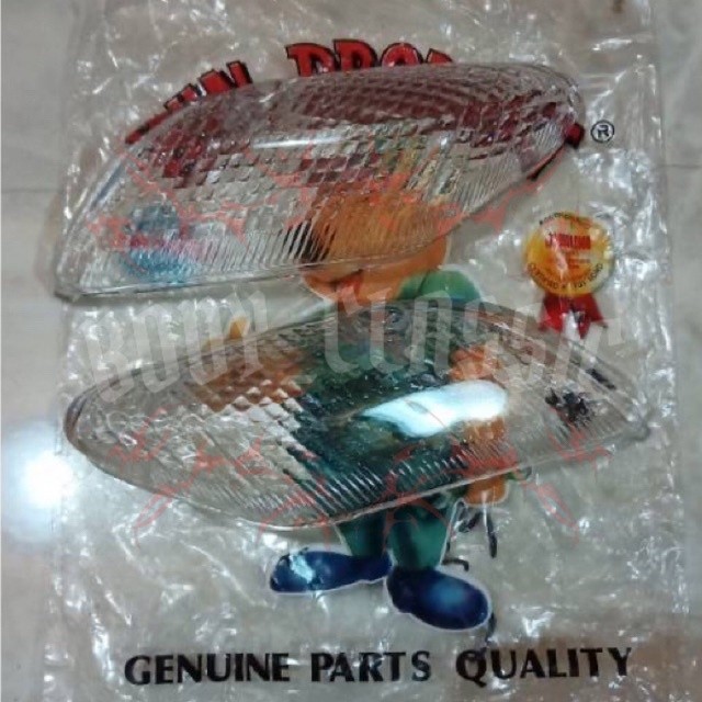 Mika Lampu Sen Depan Putih / Oranye Bening Yamaha F1Z R 2001 2002 2003 2004 2005 WIN | kaca riting s
