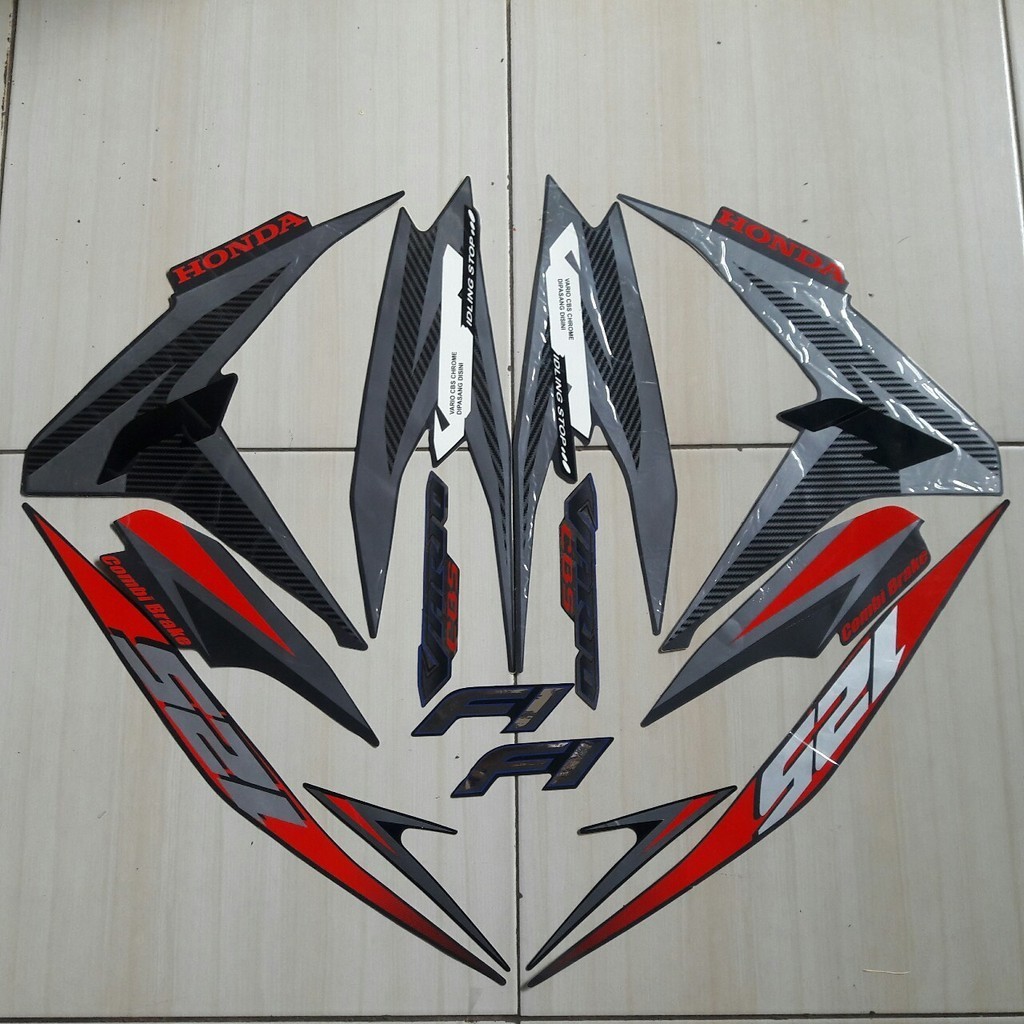 sticker striping motor honda vario cbs 125 fi 2013