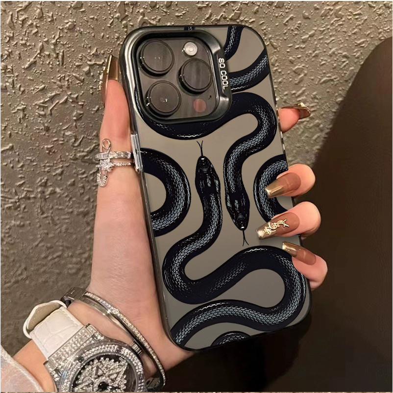 Black Mamba Cobra IMD phone case Oppo A3S A5s/A12/A7/A11k A5 2020/A9 2020 A15/A15s A16 A17/A17K A31 