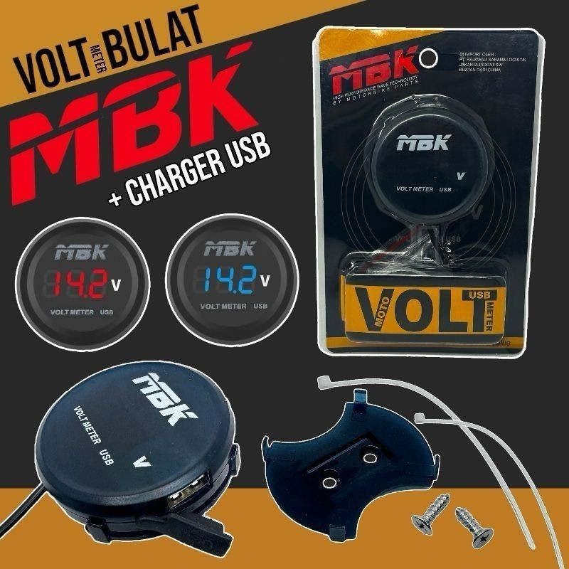 Voltmeter Digital Motor With Charger USB MODEL BULAT Waterproof