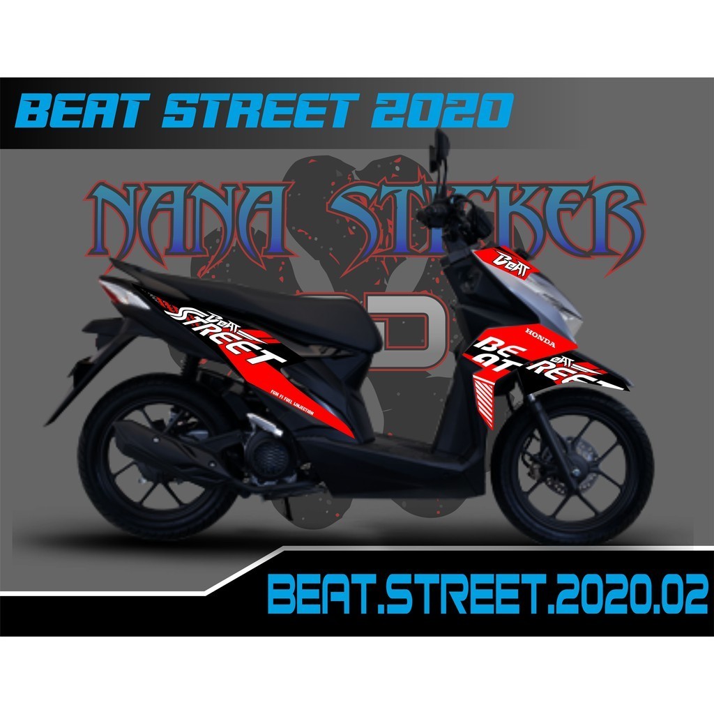 Striping BEAT STREET 2020 - Stiker BEAT STREET List Variasi Motor STICKER BEAT STREET 2020 CODE 02