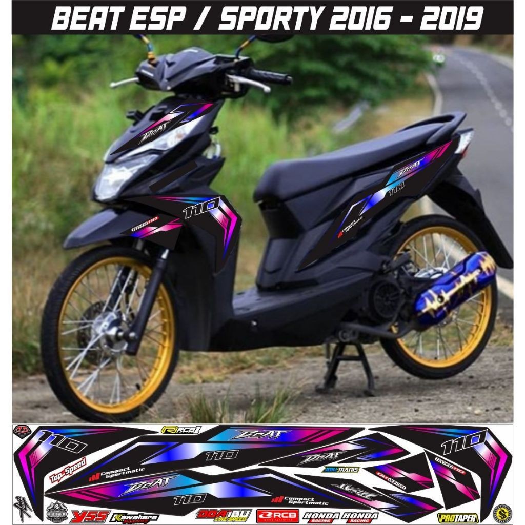 COD / Striping variasi motor honda beat esp/ street /beat sporty